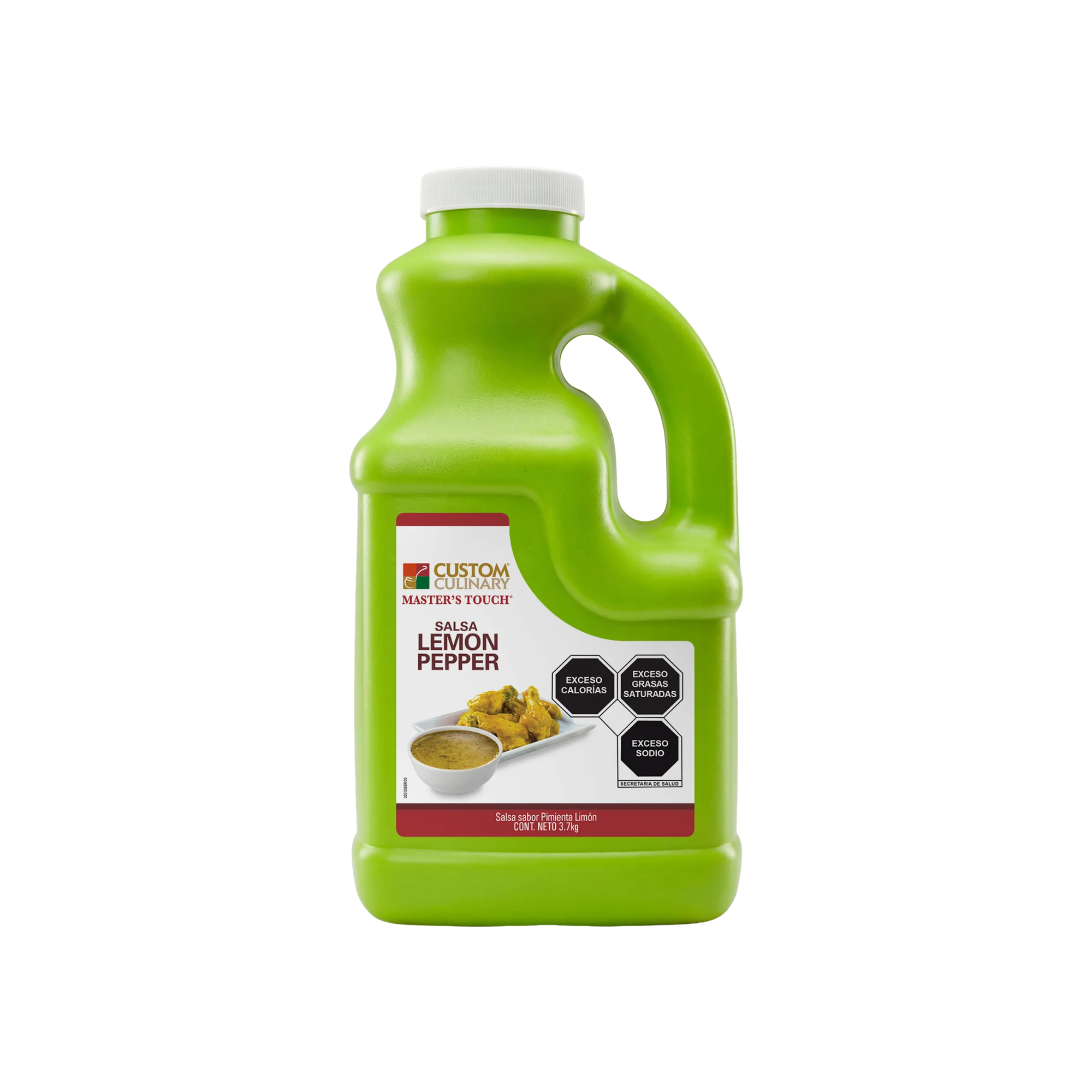 Salsa Sabor Pimienta Limón (Lemon Pepper) Custom Culinary Master's Touch - Galón de 3.7 kg