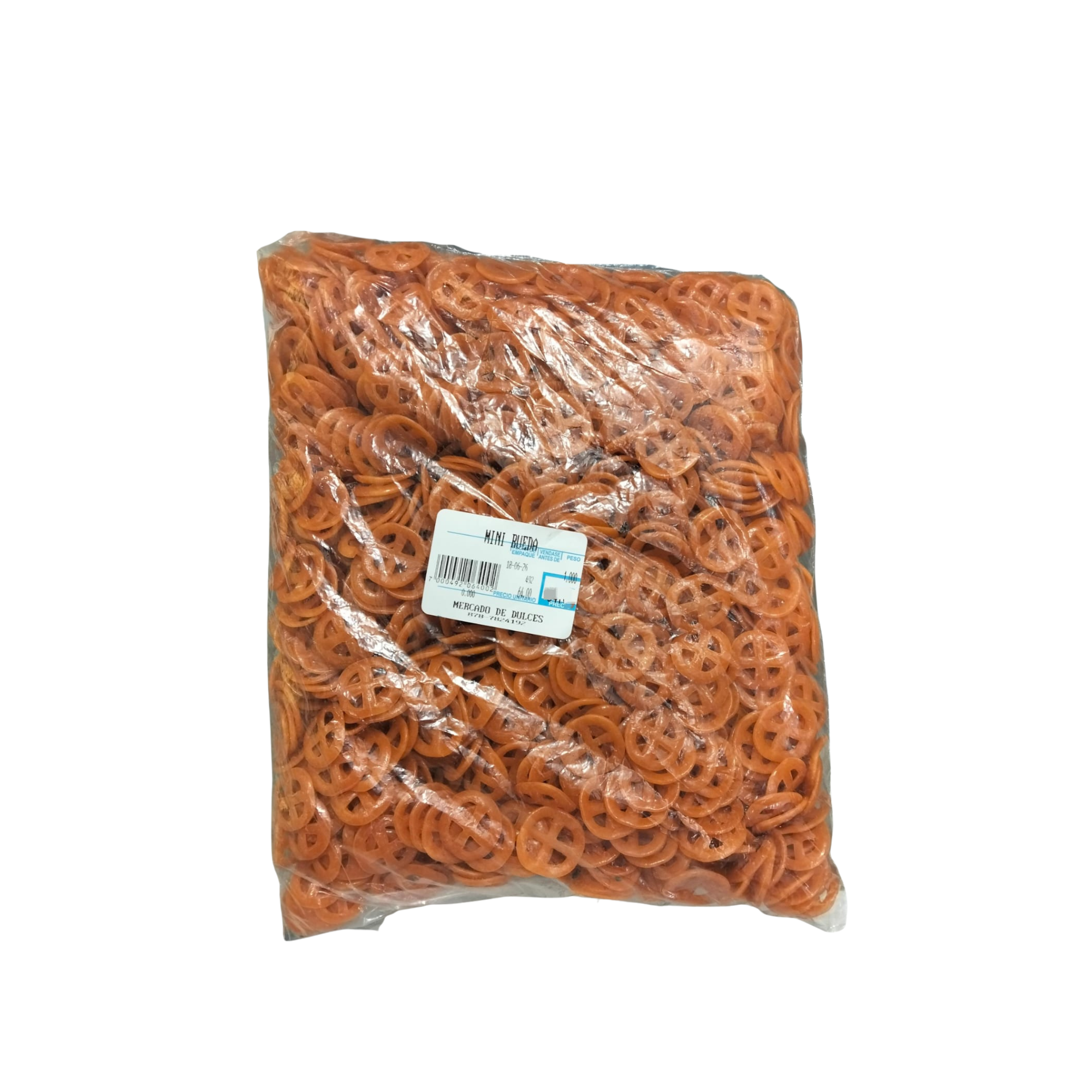 Pasta para Chicharrón Tipo Mini Rueda (Rueditas) - Bolsa de 1 kg