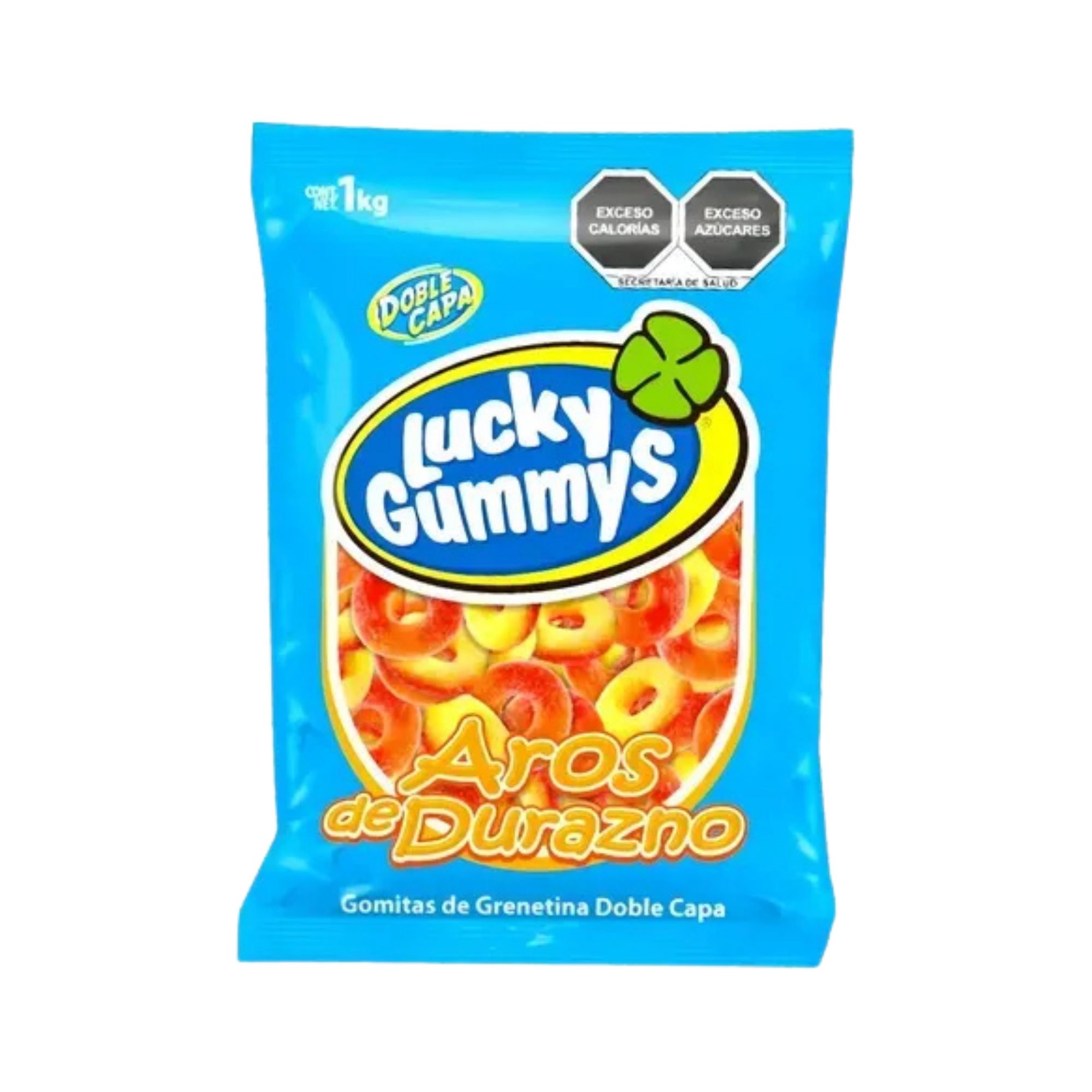 LUCKY GUMMYS AROS DE MANZANA 1 KG