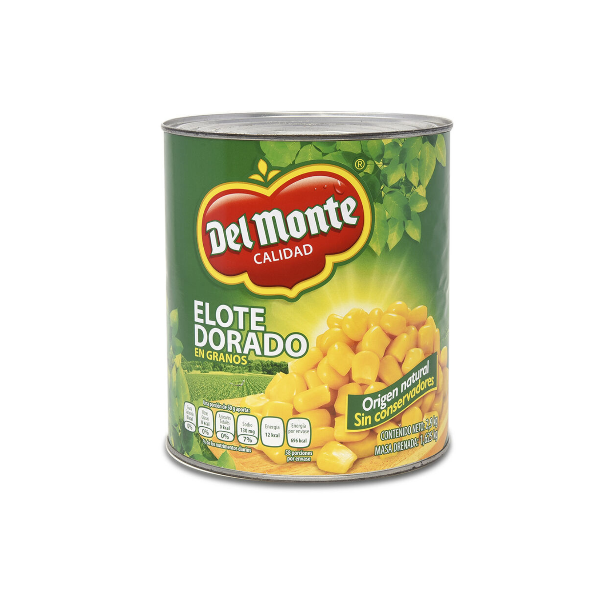 Elote Dorado en Granos Del Monte - Lata Institucional de 2.9 kg