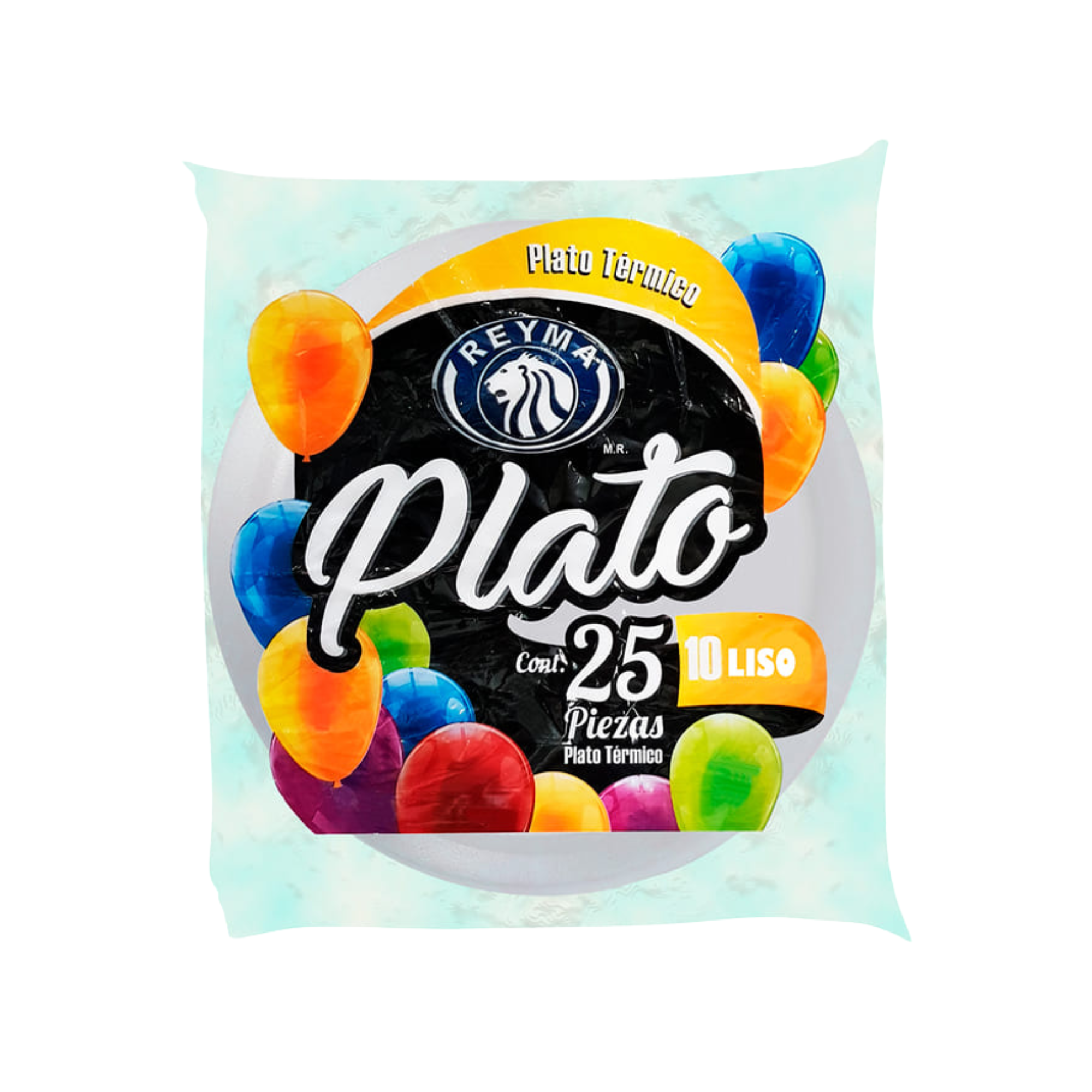 Plato Térmico Liso #10 Reyma - Paquete con 25 Piezas