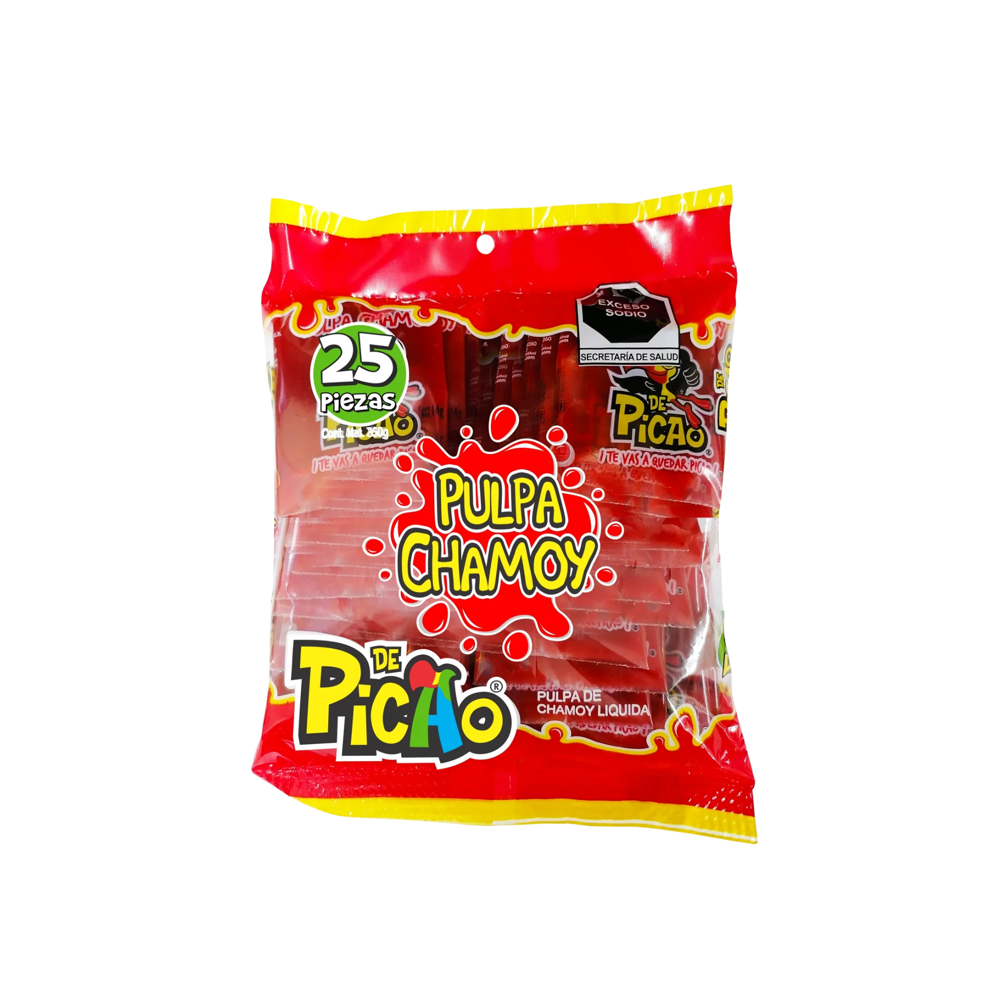 Pulpa Chamoy Líquida De Picão Bolsa con 25 Piezas