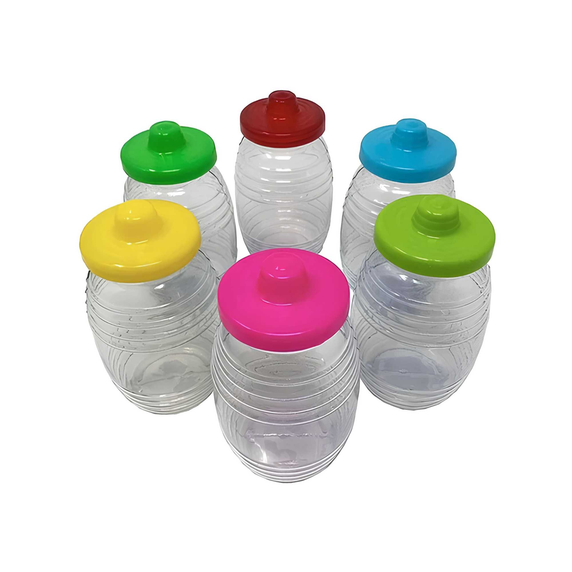 Barril de PVC con Tapa de Color 1/2 Litro
