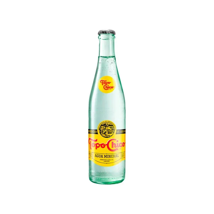 Agua Mineral Topo Chico de Origen Natural 355 ml - Botella de Vidrio