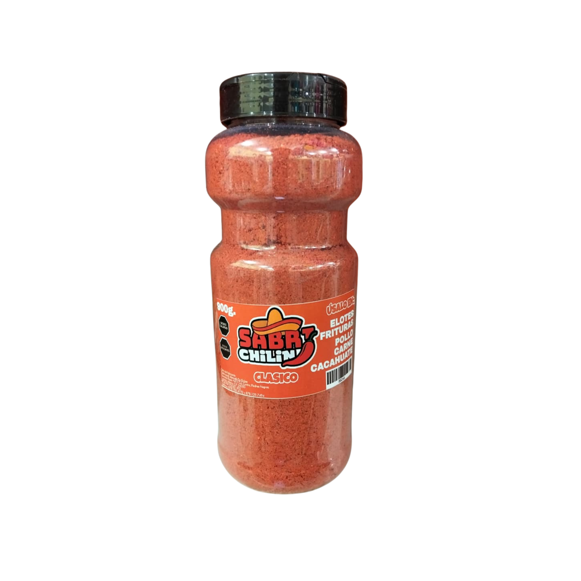 Bote de Chile en Polvo Sabrichilín Clásico - Envase Institucional con 900 g