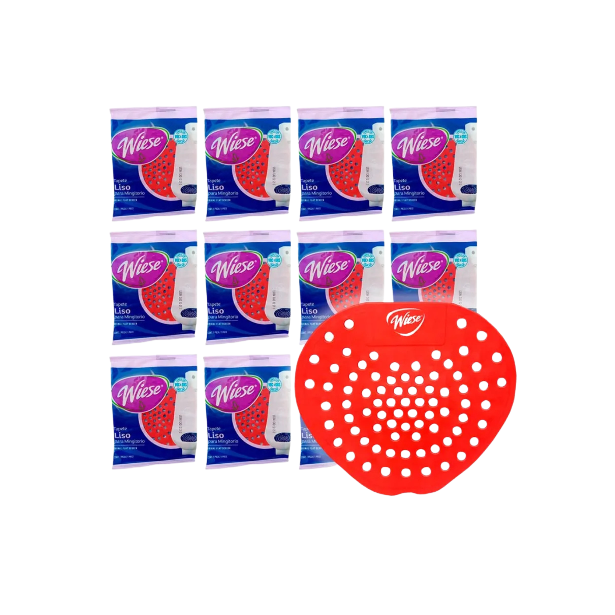 Tapete Aromatizante para Mingitorio Wiese con Pastilla Pack Mayoreo