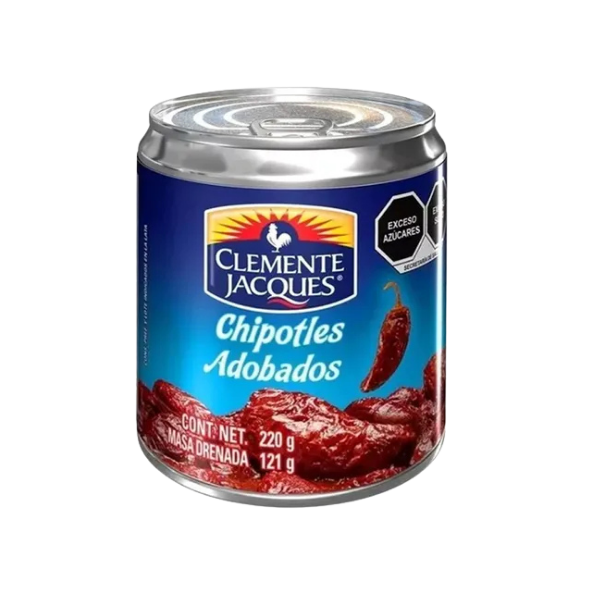 Chiles Chipotles Adobados Clemente Jacques - Lata de 220 g