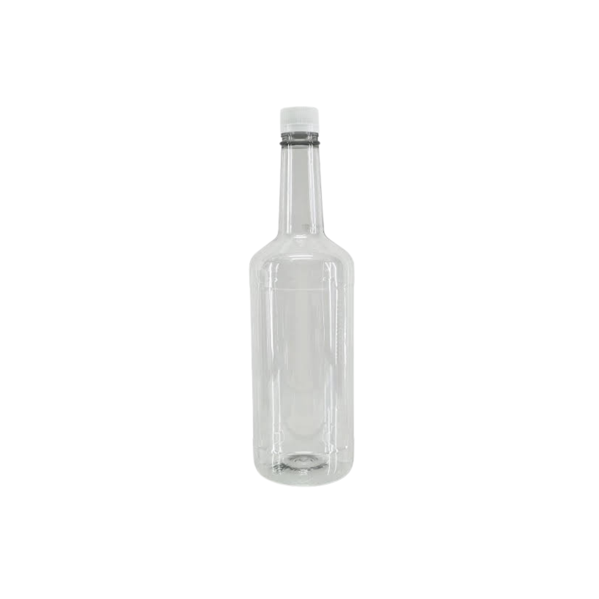 Botella Licorera Transparente de 1 Litro con Tapa
