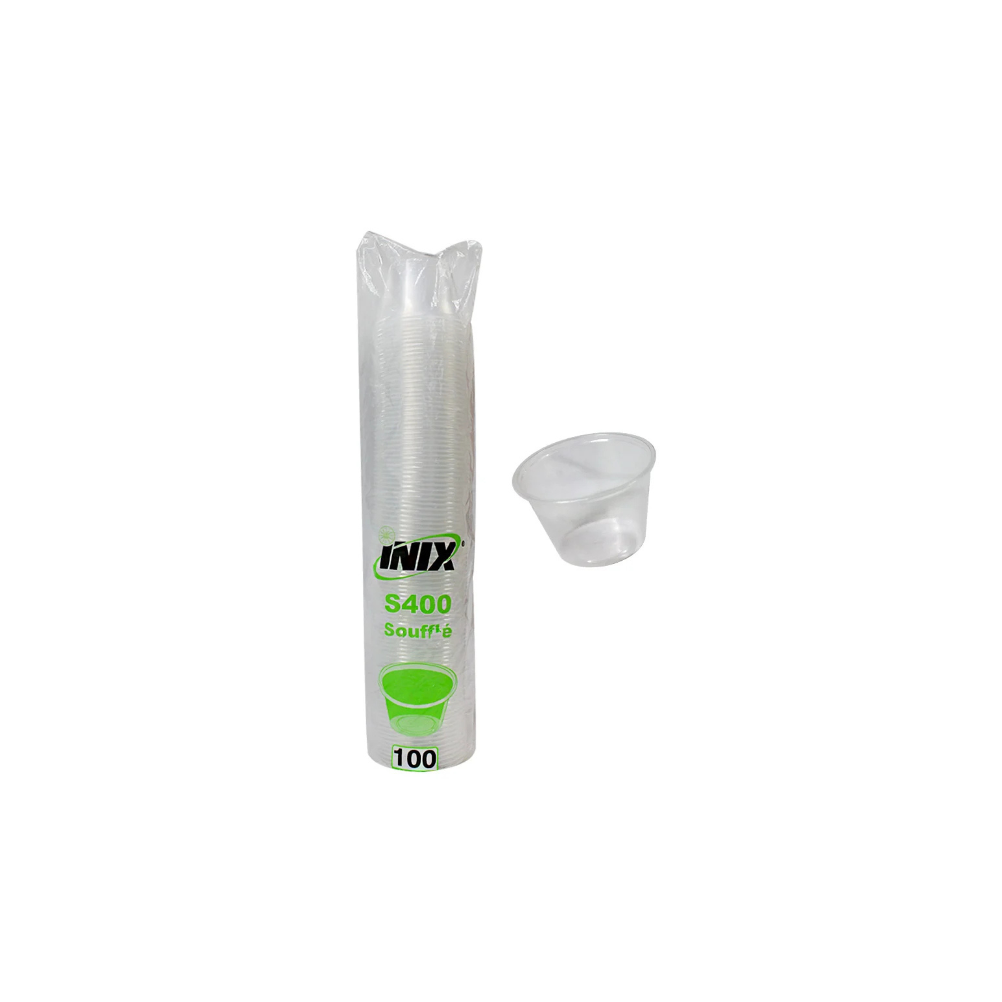 Vaso para Soufflé INIX S400 4oz Paquete con 100 Piezas