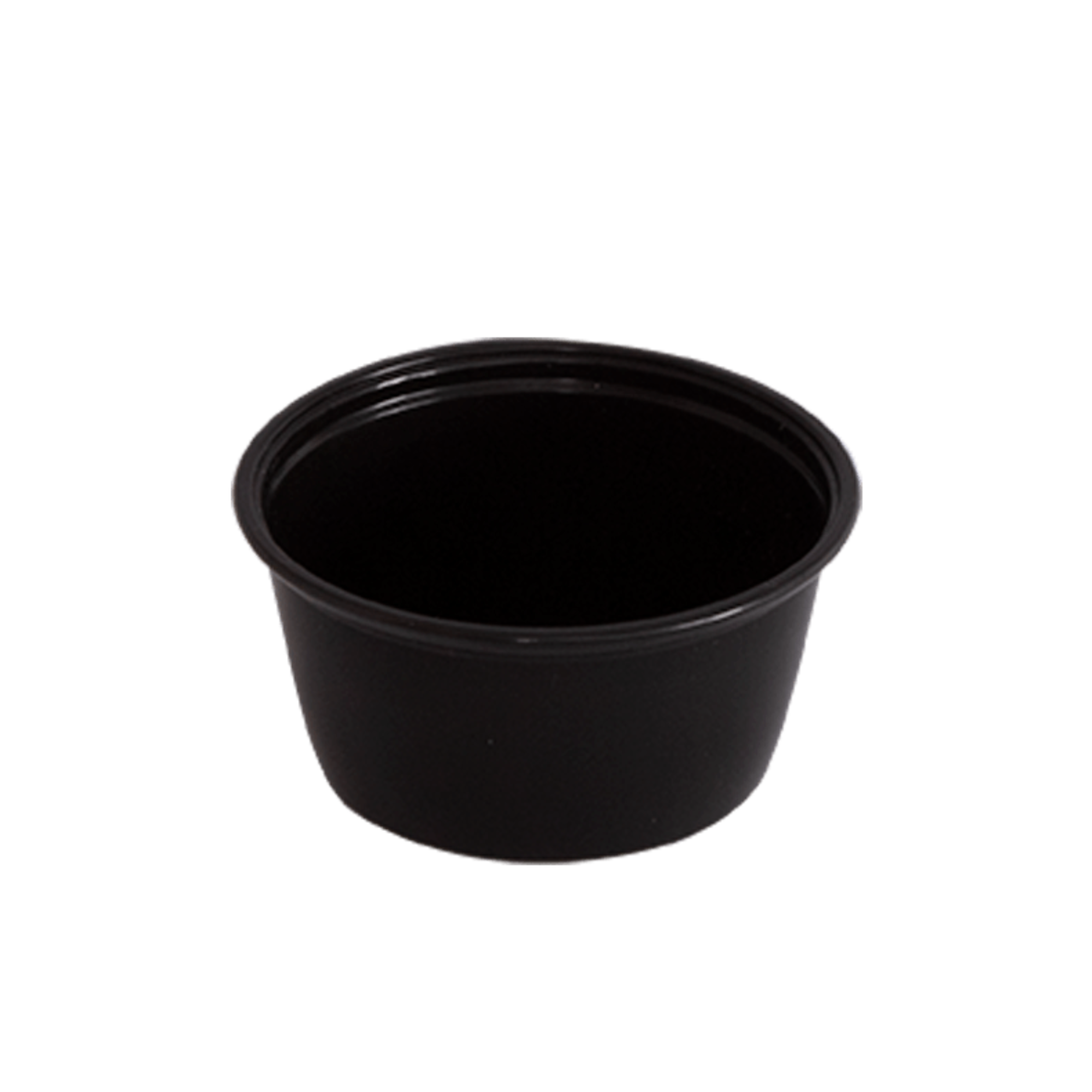 Vaso para Soufflé Negro INIX SPPN-2-62 2oz Paquete con 100 Piezas