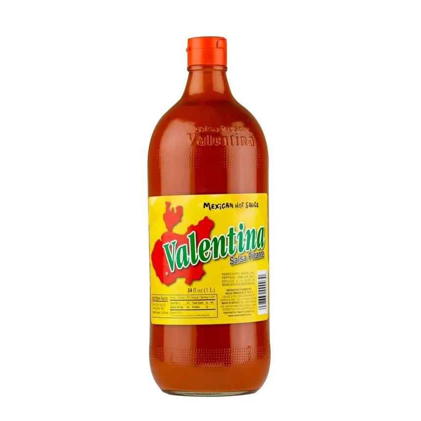 Salsa Picante Valentina Etiqueta Amarilla 1 L - Botella