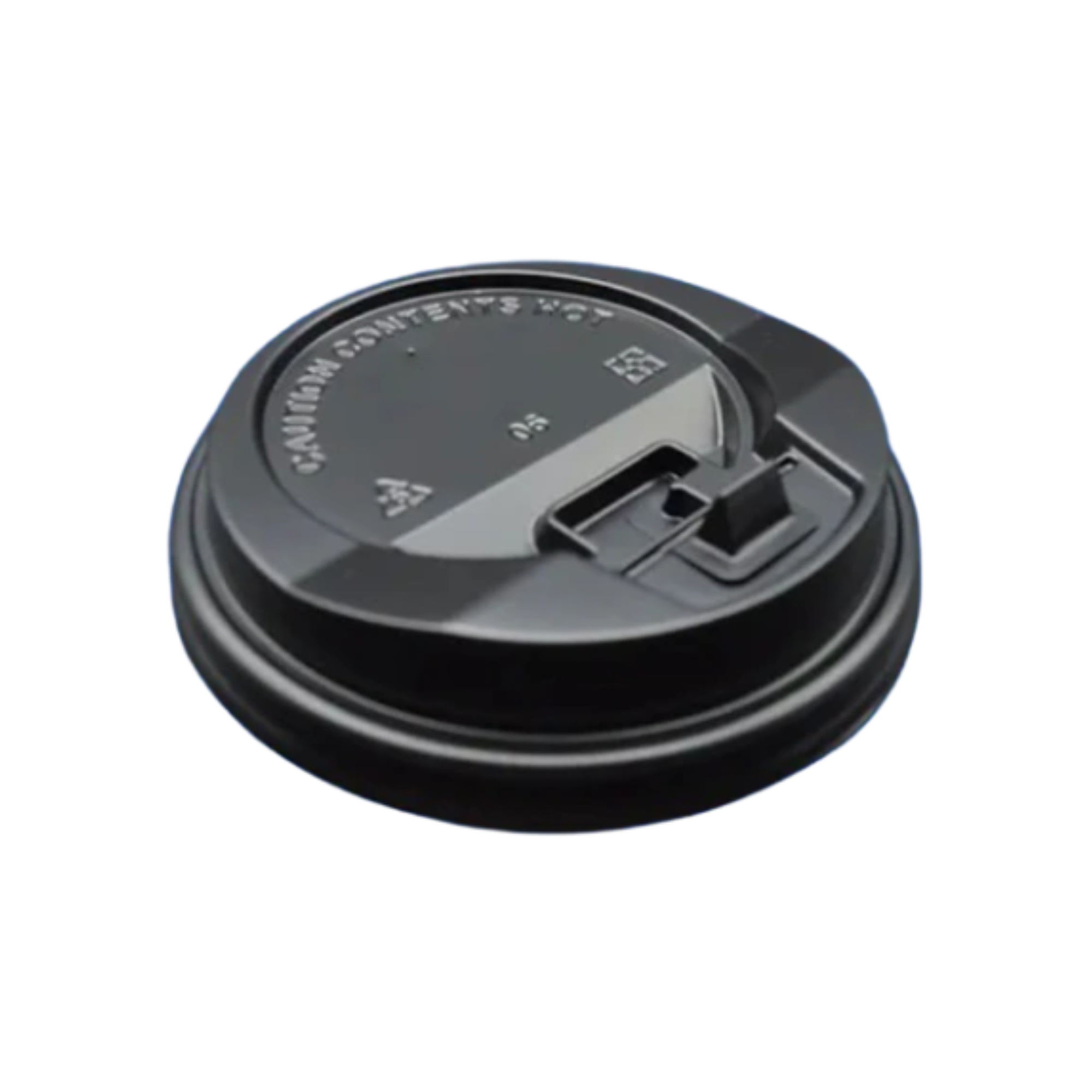 Tapa de Plástico Negra TPS16N Inix para Vaso de Café Paquete con 50 Piezas