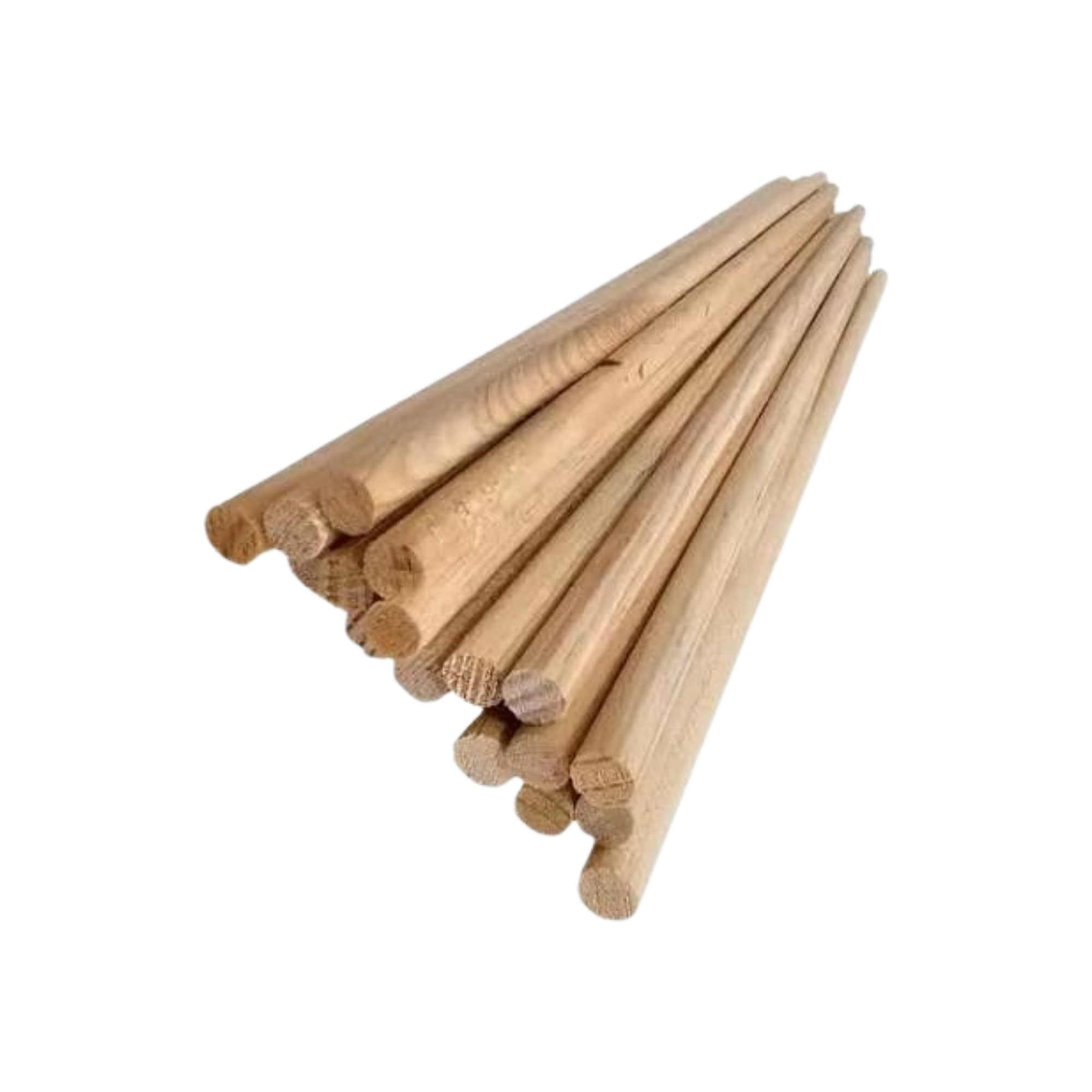 Palo Delgado de Madera 60 cm Paquete Mayoreo