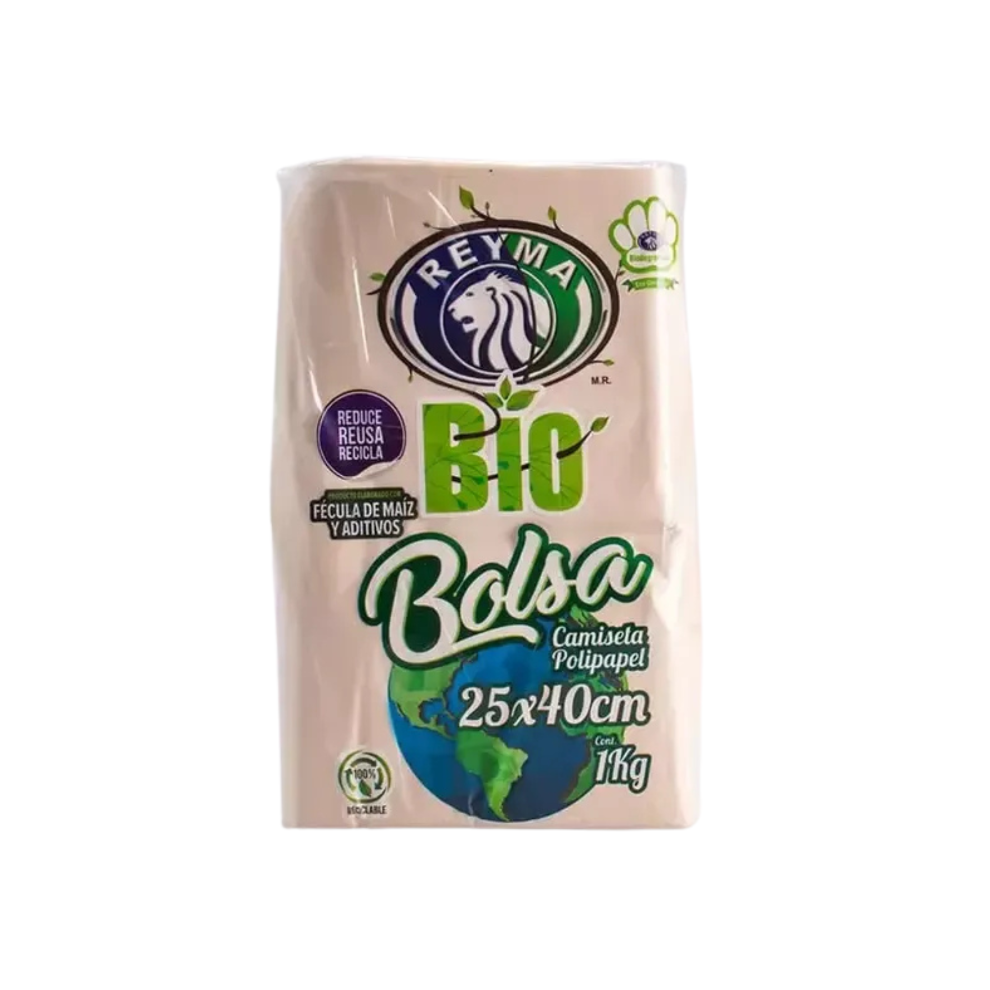 BOLSA CAMISETA BIO MEDIANA 25X50 REYMA KG