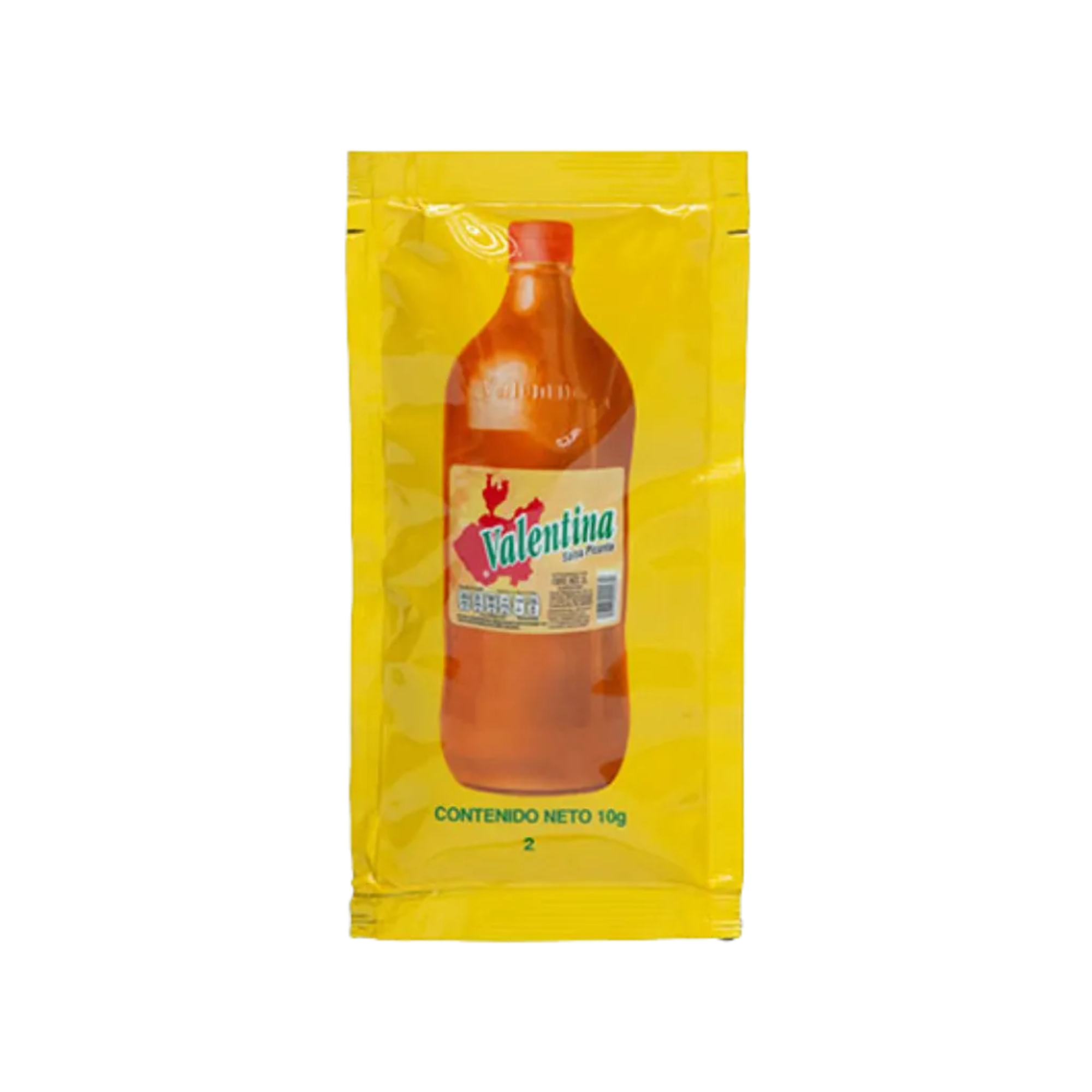 Salsa Picante Valentina Sobres - Tira/Paquete con 50 Piezas de 10 g (500 g)