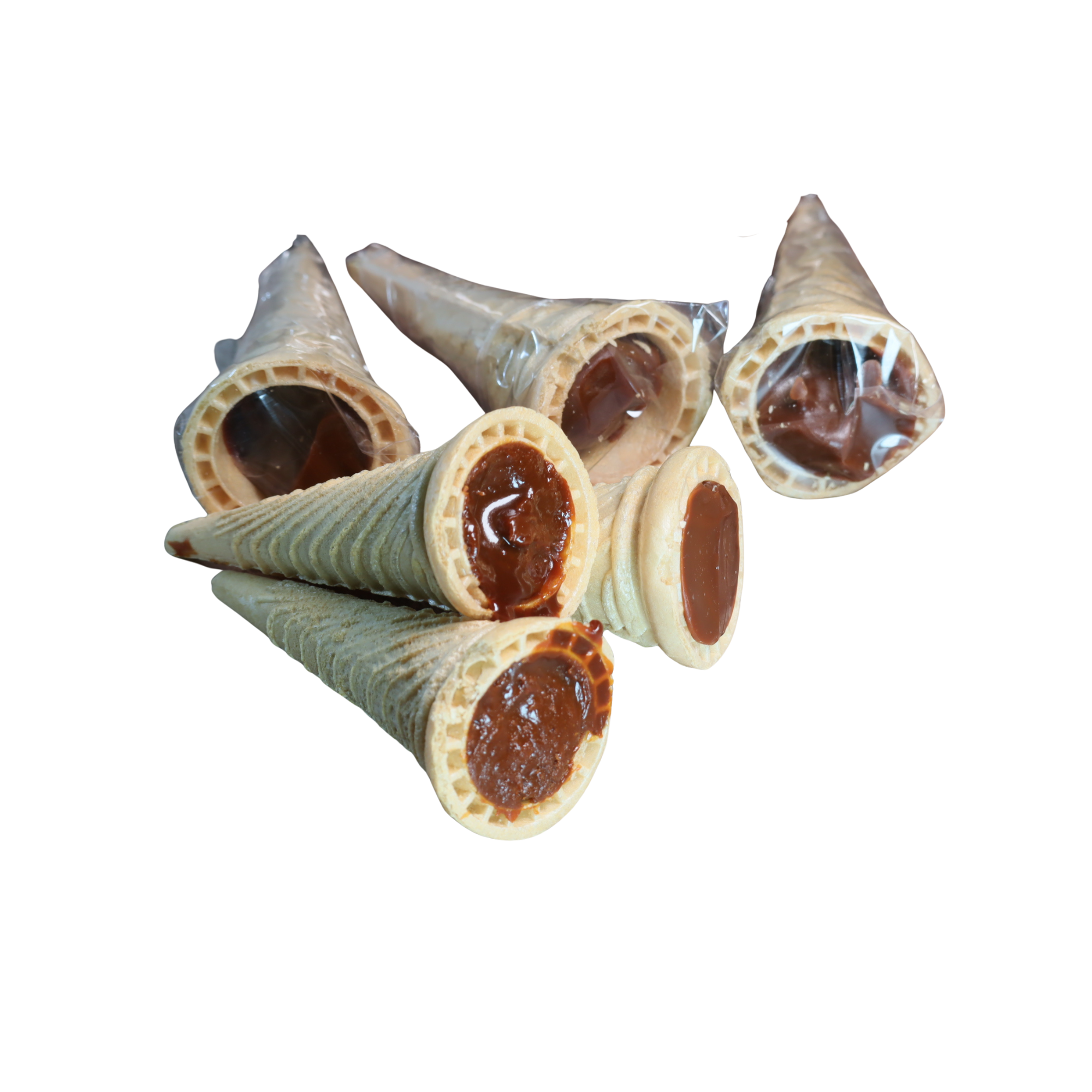 Conos Rellenos de Cajeta Dulces Dlgar Paquete con 10 Piezas Venta al Mayoreo