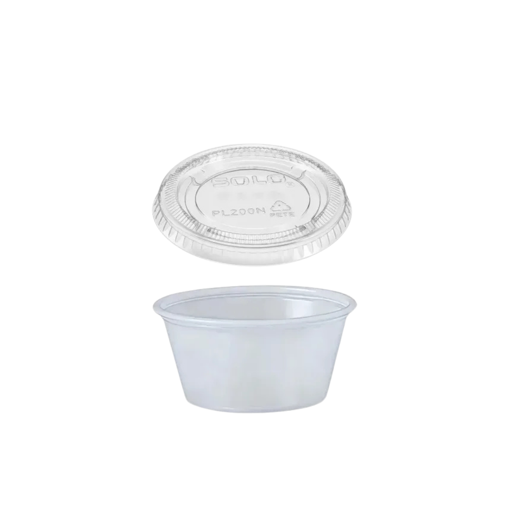 Vaso Plástico para Porciones Solo Soufflés P150N Dart 1.5 oz / 44.4 ml Paquete con 250 Piezas