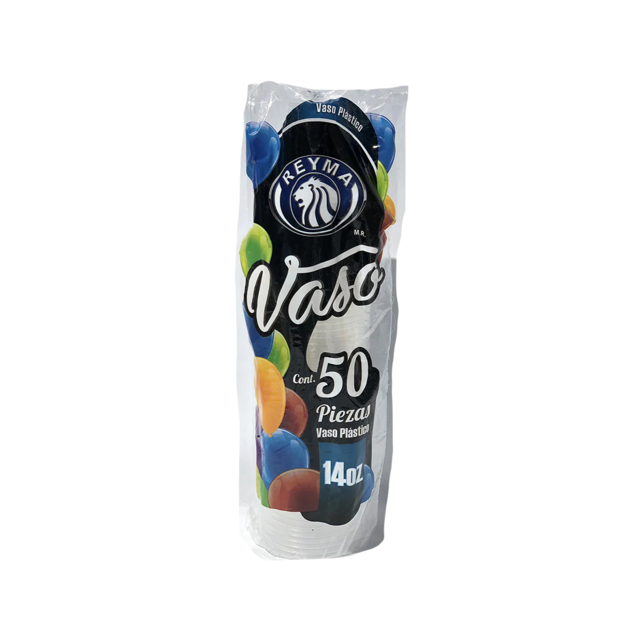 Vaso de Plástico Reyma No. 14 EU Paquete con 50 Piezas