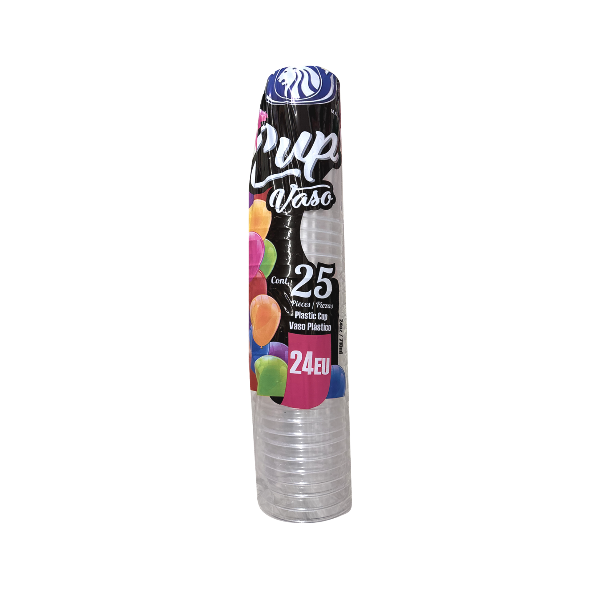 Vaso de Plástico Reyma No. 24 EU Paquete con 25 Piezas