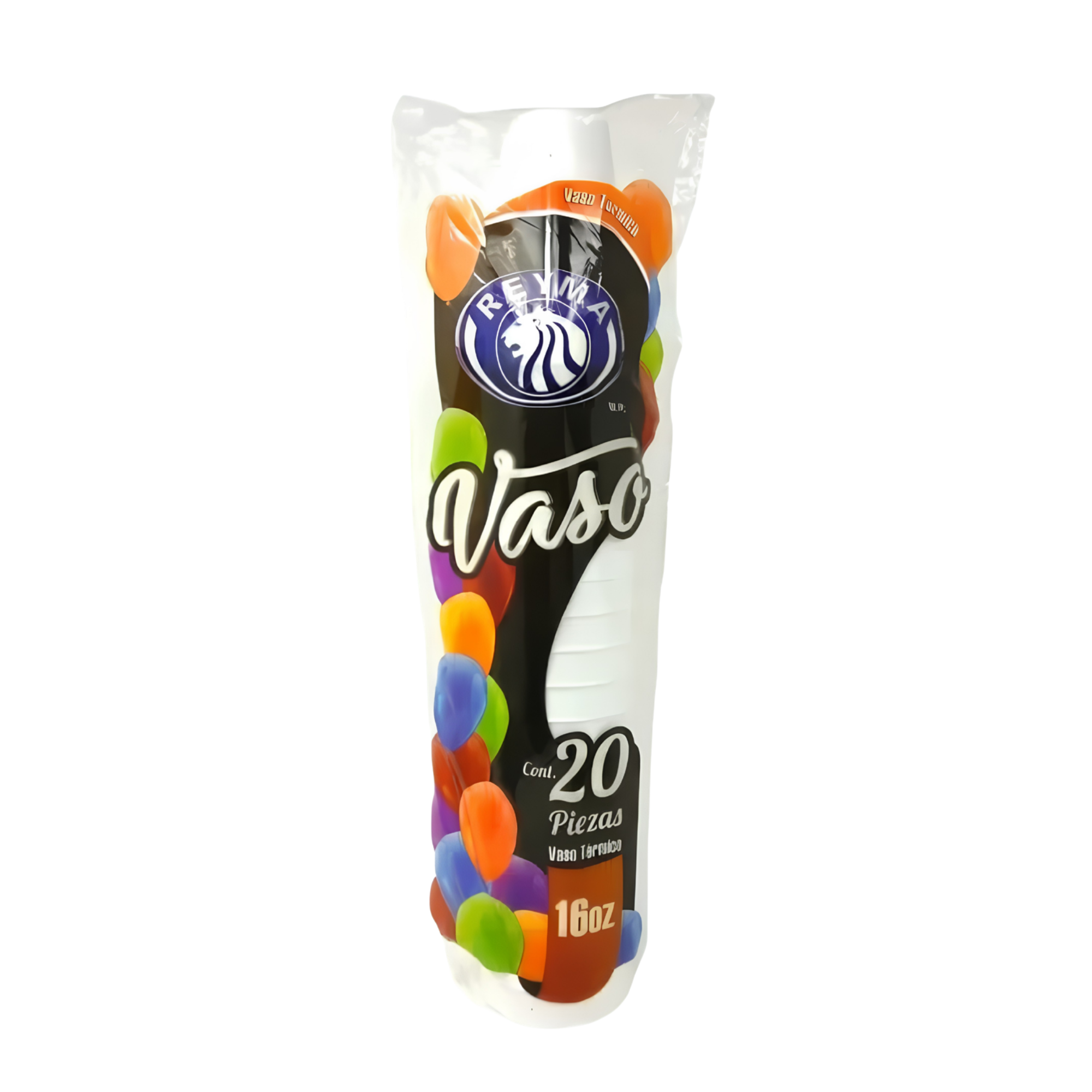 Vaso Térmico Reyma No. 16 (16oz) Paquete con 20 Piezas