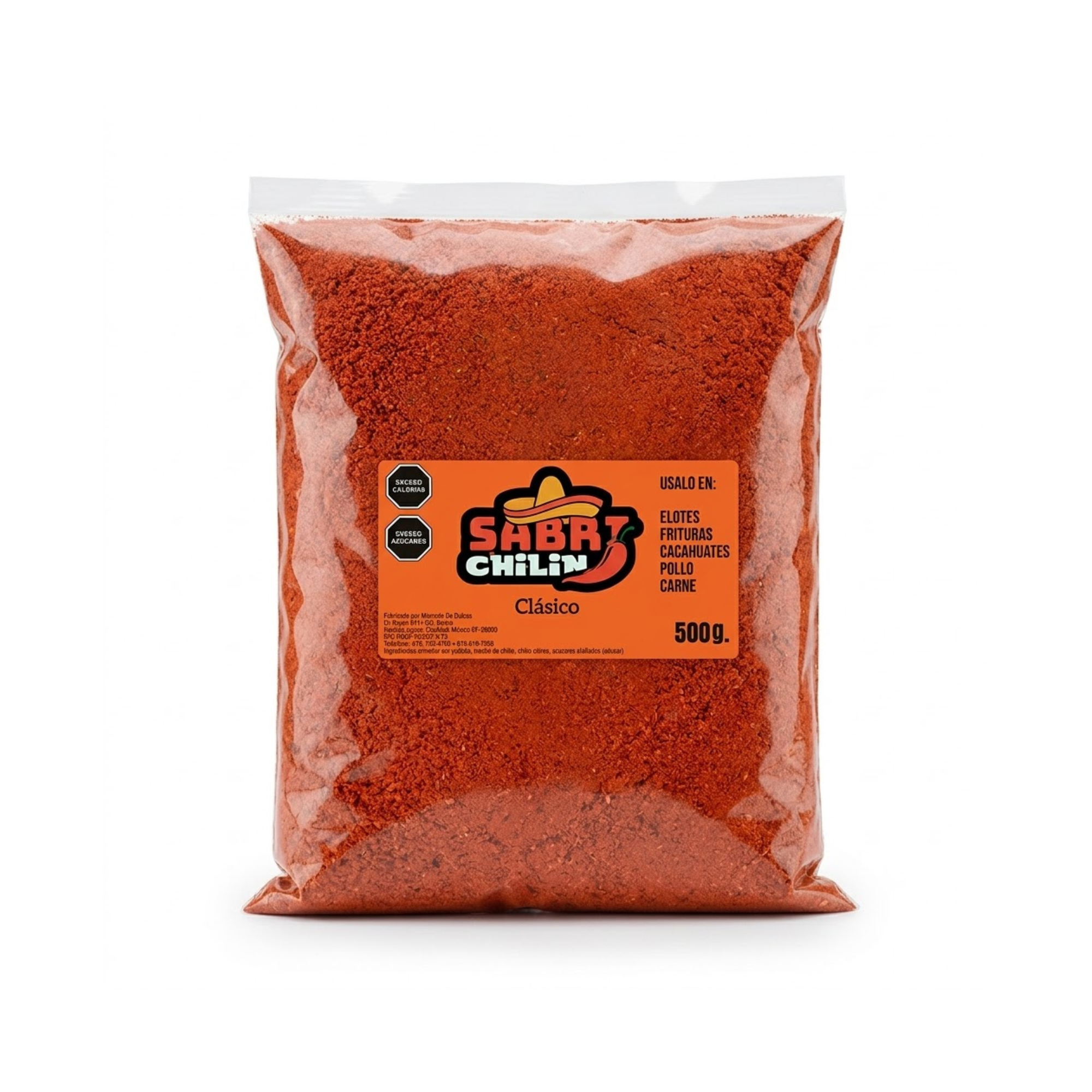 Sazonador en Polvo Sabrichilin Clásico - Bolsa con 500 g