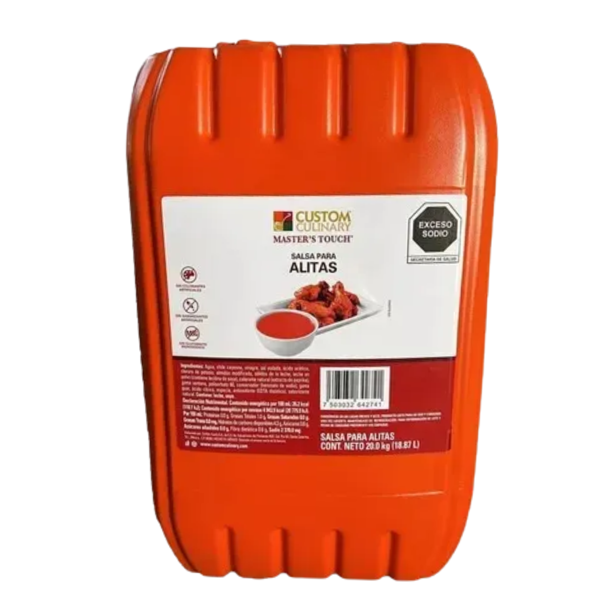 Salsa P/ALITAS Custom Bidon 20KG