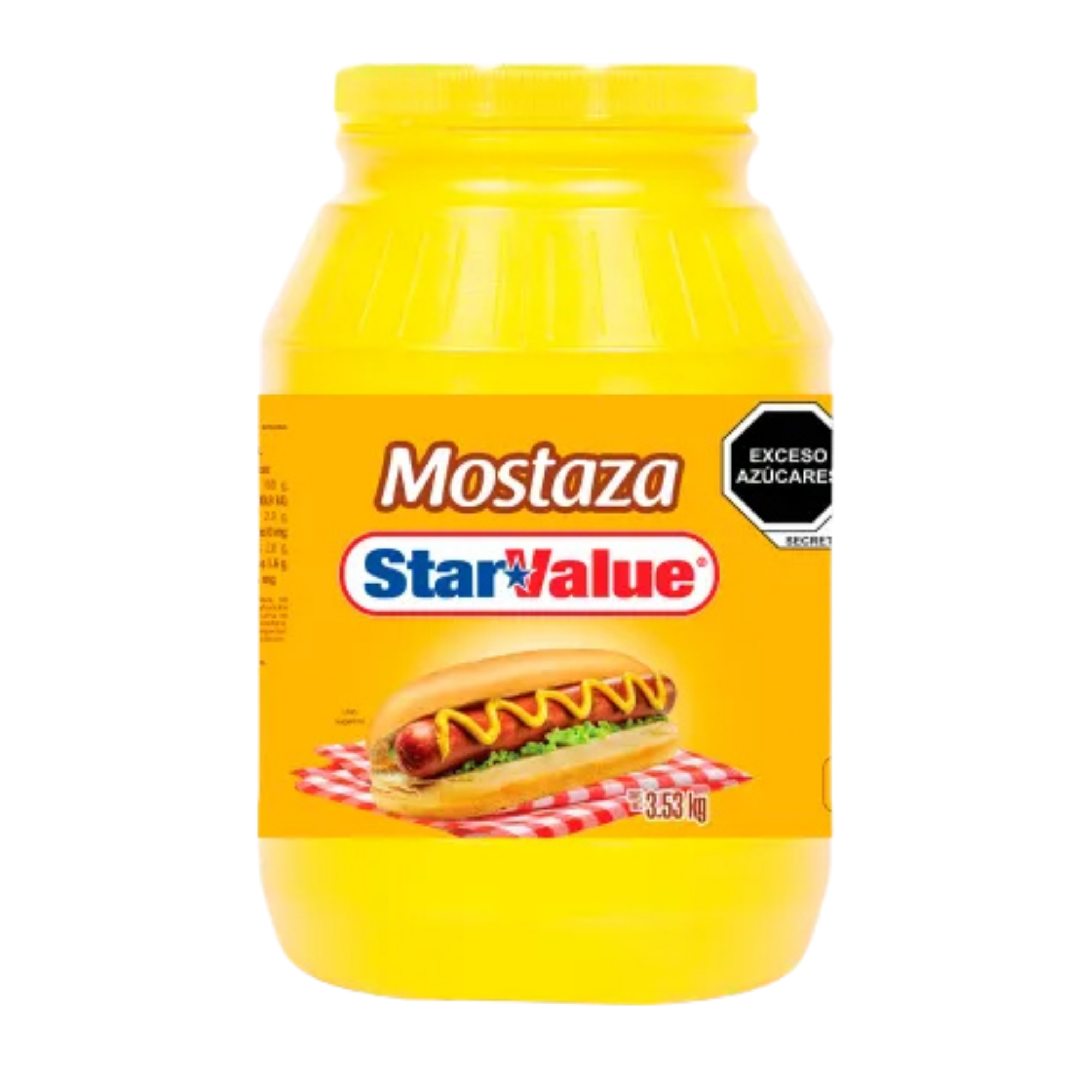 Mostaza Amarilla Preparada Star Value - Galón Institucional de 3.53 kg
